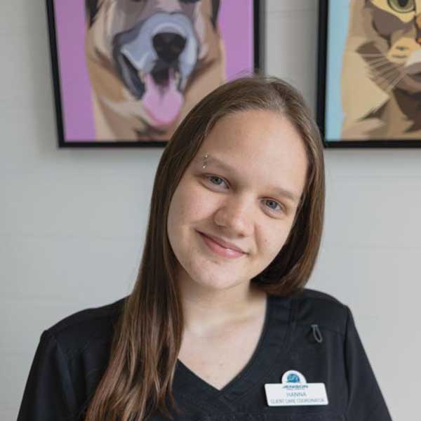 Hanna B., Veterinary Assistant & Client Care Coordinator